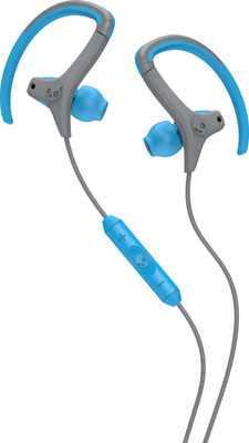 

Skullcandy S4CHGY-401 Wired Headset with Mic(Blue & Grey, In the Ear)