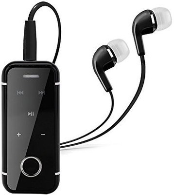 VU4 Compatible i6S Black Bluetooth V 4.0 Headsets With Vibration & Call Function & Dolby Digital Sound Wired, Bluetooth Headset with Mic(Black, In the Ear)