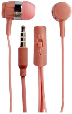 

A Connect Z UBST H10 Stylish Good Quality Headst-183 Wired Headset with Mic(Pink, In the Ear)