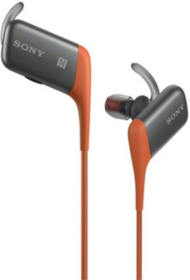 Sony MDR-AS600BT Bluetooth Headset with Mic(Orange, In the Ear)
