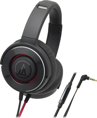 

Audio Technica ATH-WS550iS BRD Wired Headset with Mic(Black Red, Over the Ear)