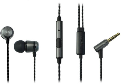 SoundMagic E50S Black Wired Headset with Mic(Black, In the Ear)