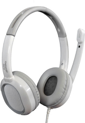 Cognetix Gray Wired Headset(White, On the Ear) Cognetix Gray Wired Headset(White, On the Ear)