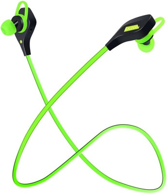 

Cloyst smart earphones Bluetooth Headset with Mic(Green, Black, In the Ear), Black;green