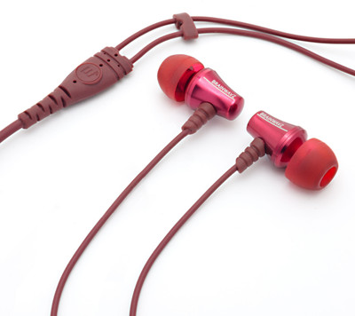 

Brainwavz Jive Wired Headset with Mic(Red-iOS, In the Ear)