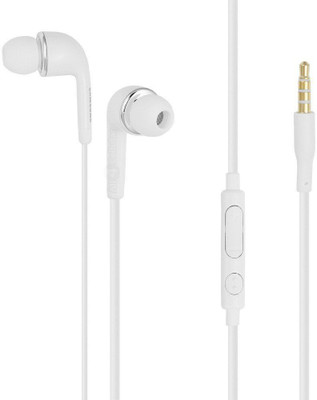 

Sureness J5 Wired Earphones Headphone(White, In the Ear)