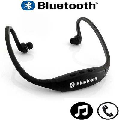 

Elite Mkt Bluetooth Music Sport wireless 1 Bluetooth Headset with Mic(Black, In the Ear)