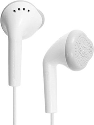 

A Connect Z Samsg AcZ Best Quality sound Base AR-114 Wired Headset with Mic(White, In the Ear)