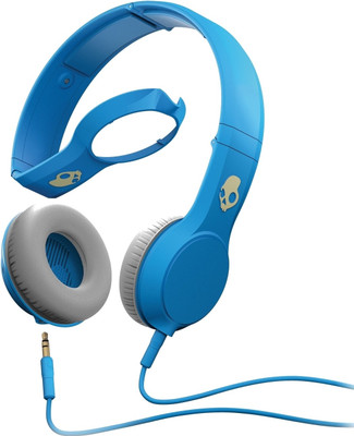 

Skullcandy S5CSDY-220 Wired Headset with Mic(Athletic Blue, On the Ear)