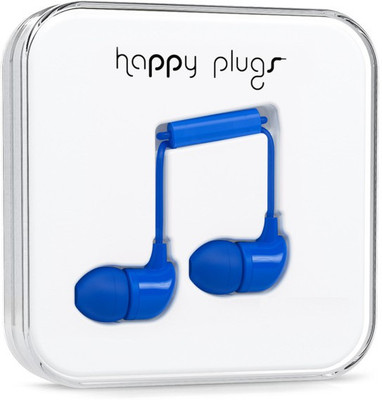 

Happy Plugs 7719 Wired Headset with Mic(Blue, In the Ear)