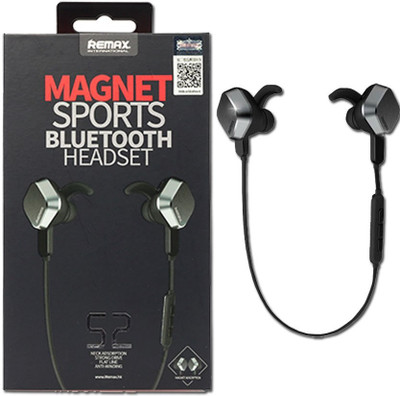 

Remax RB-S2 Bluetooth Headset with Mic(Black, In the Ear)
