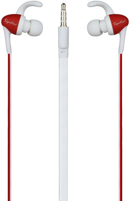 

Signature VM-50 Wired Headset with Mic(Red, In the Ear)