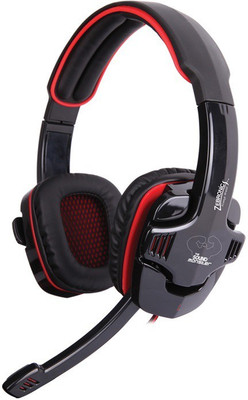 Zebronics Iron Head 7.1 Surround Sound Wired Headset(Black, Wired over the head)