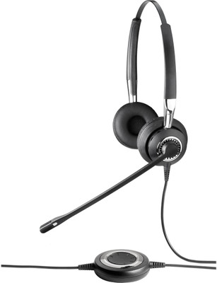 

Jabra BIZ 2300 Duo, NC Wired Headset with Mic(Black, Over the Ear)