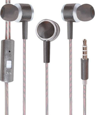SPN Perfume CX2 Universal Wired Headset with Mic(Grey, In the Ear)