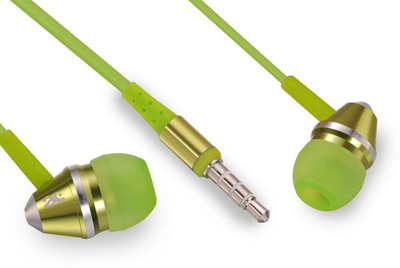On Earz Lollibuds Wired Headset with Mic(Green, In the Ear)