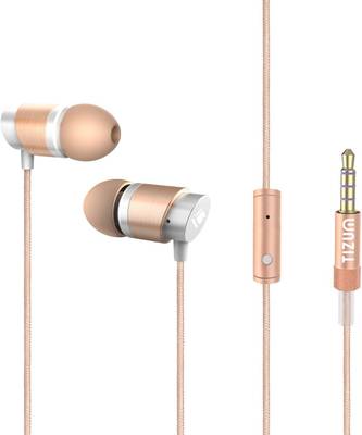 TIZUM Professional All-Metal Hi-Fi Wired Headset (Gold) 