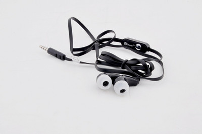 Bluei Eco-Series-N95 Wired Headset with Mic(Black, In the Ear)