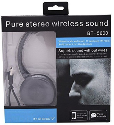 

A Connect Z Ubn Bt5600 AcZ Best Quality sound Base AR-143 Bluetooth Headset with Mic(Black, In the Ear)