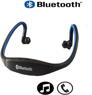 

Elite Mkt Bluetooth Sport wireless 1 Music Bluetooth Headset with Mic(Blue, In the Ear)