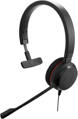 

Jabra Evolve 20 UC mono USB corded Wired Headset with Mic(Black, Over the Ear)