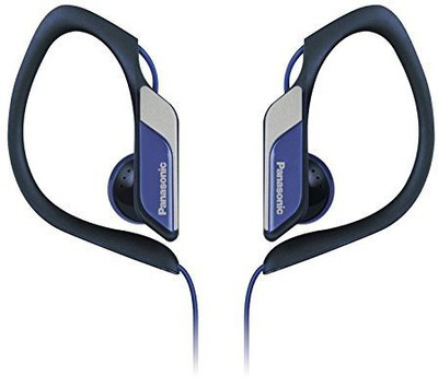 

Panasonic HS34E Water/Sweat Resistant Sports Wired Headset with Mic(Blue, In the Ear)