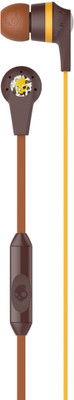 

Skullcandy Riot S2IKHY-487 Wired Headset with Mic(Burgundy Mustard, In the Ear)