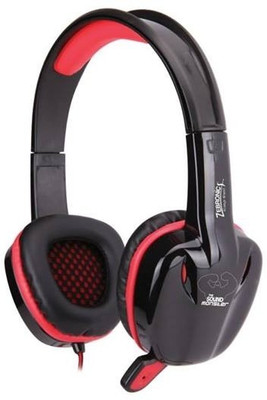 

Zebronics RattleSnake Multimedia Gaming Wired Headset with Mic(Red, Over the Ear)