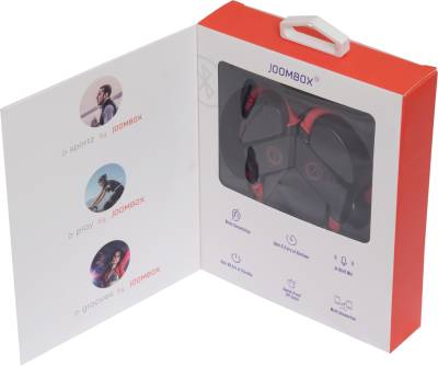 JOOMBOX GROOVES-RED Wireless Bluetooth Headset With Mic