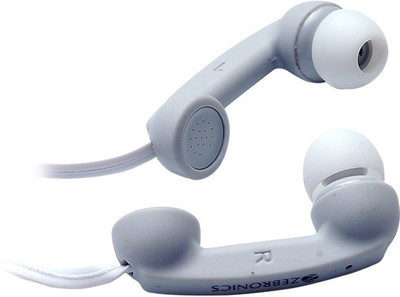 

Zebronics Tunes Wired Headset with Mic(White, In the Ear)