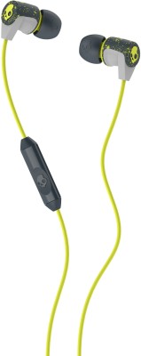 Skullcandy S2RFGY-386 In-the-ear Headset(Grey Hot Lime, In the Ear) 1