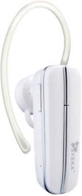 Syska SYSKA-BH702 Bluetooth Headset with Mic(White, In the Ear) 1