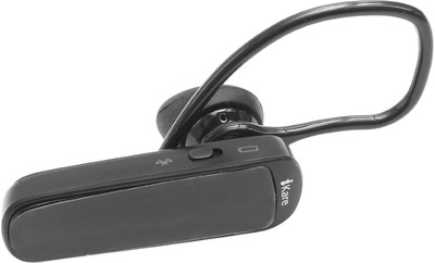 iKare Mini Bluetooth Headset with Mic(Black, In the Ear)