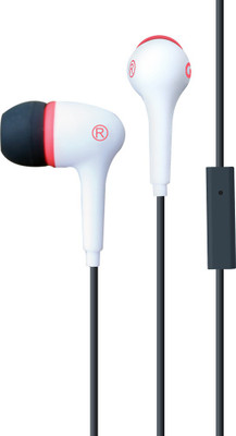 

Amkette Trubeats X7 Street Wired Headset with Mic(White-Black, In the Ear)