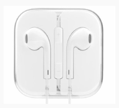 

STW Earphones EarPods with Remote Mic Headset with Mic(White, In the Ear)