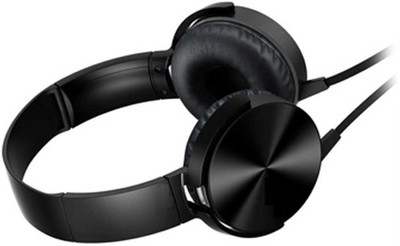 

A Connect Z MDR-EXTRA Musical Stylish Best Quality Headst MD-338 Wired Headset with Mic(Black, Over the Ear)