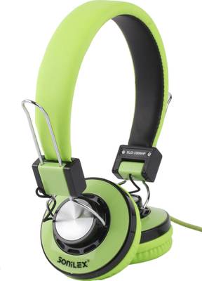 Sonilex SLG-1006HP Wired Headset (Green) 