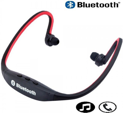 

Elite Mkt Bluetooth Sport wireless ver 2.0 Music Bluetooth Headset with Mic(Red, In the Ear)