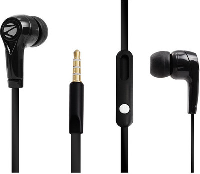 

Zebronics wired earphone em970 Headphone(Black, In the Ear)