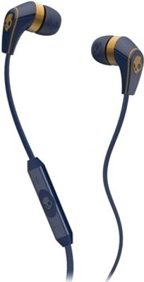 

Skullcandy S2FFFM-305 Wired Headset with Mic(Navy Gold, In the Ear)