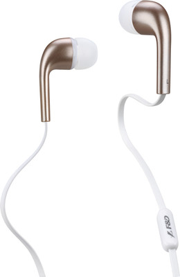 F&D E210 Wired Headset(White, In the Ear)