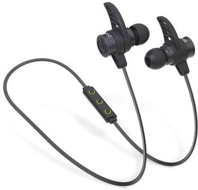 Brainwavz BLU-200 Noise Isolating In-Ear Earbuds Sport Wireless Bluetooth Headset (Black) 