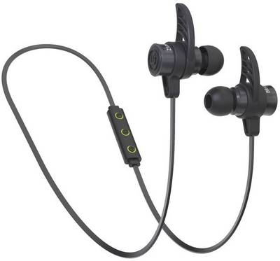 Brainwavz BLU-200 Noise Isolating In-Ear Earbuds Sport Wireless Bluetooth Headset (Black) 