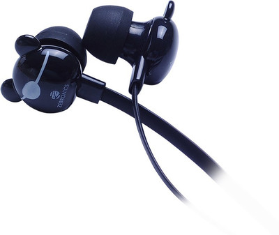 

Zebronics Funky Bear Wired Headset with Mic(Black, In the Ear)