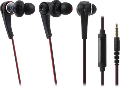 

Audio Technica ATH-CKS770iS BK Wired Headset with Mic(Black, In the Ear)