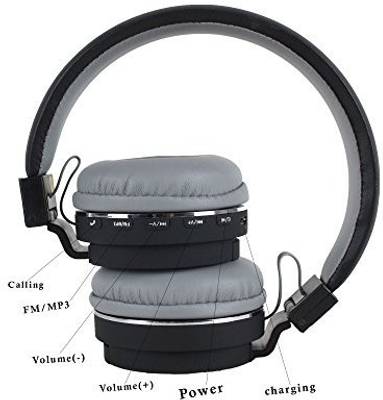 Quit-X ® Foldable SH12 With MIC, FM and SD Card Slot Wireless Blu...