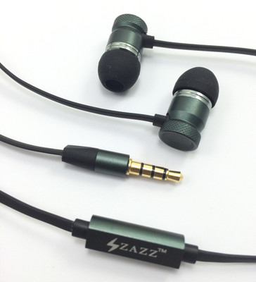 

Zazz ZEP3025-HD Wired Headset with Mic(METALLIC GREY, In the Ear)