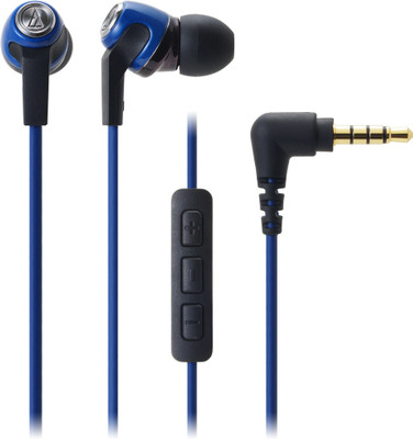 

Audio Technica ATH-CK323i BL Headset with Mic(Black, In the Ear)