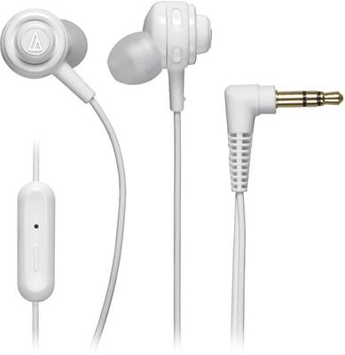 Audio Technica ATH COR150iS WH Wired Headset (White) 