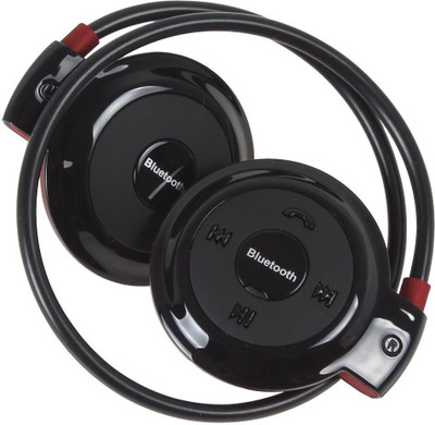 AE MOBILE ACCESSORIZE MINI 503 HEADPHONE BLK Bluetooth Headset with Mic(Black, Over the Ear)